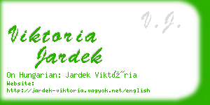 viktoria jardek business card